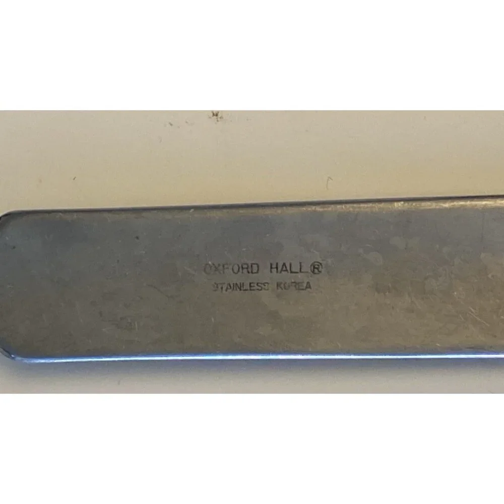 OXFORD HALL OXH40 Stainless Flatware 3 Serving Cold Meat Fork Pie Server Spoon